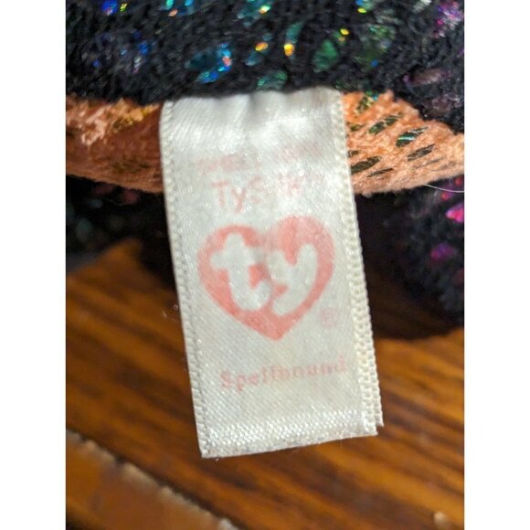 ty beanie boo spellbound the cat plush stuffed animal toy black 9..5" Halloween - Picture 8 of 8